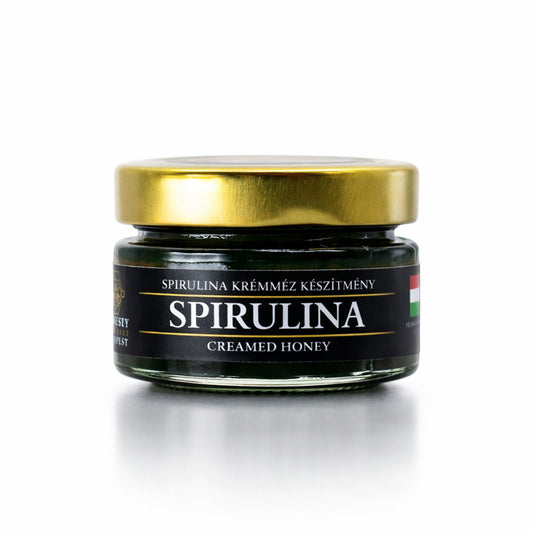 Creamed honey with Spirulina 95g.